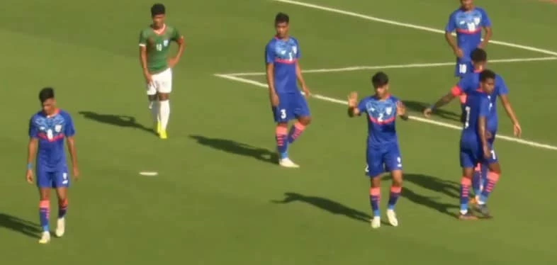 India vs Sri Lanka SAFF U20 Championship 2022 Clash