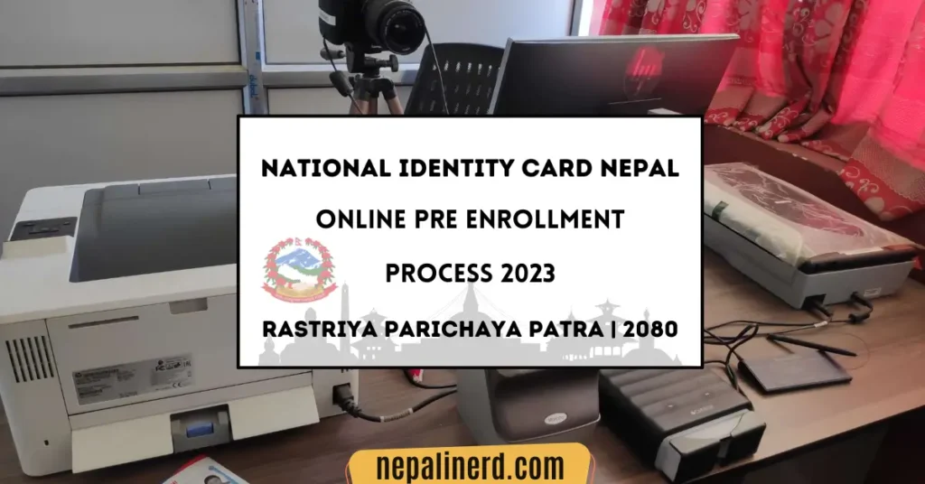 National Identity Card Pre Enrollment