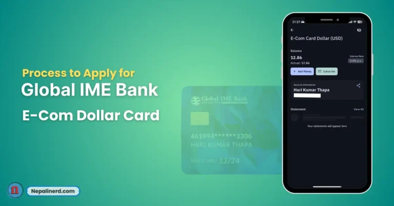 Apply Global IME E-Com Dollar Card Online