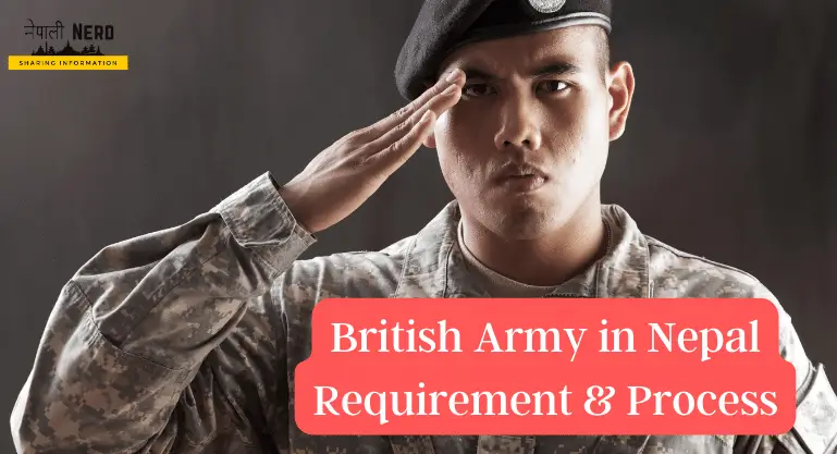 British Army in Nepal joining process and application