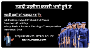 myadi police vacancy in nepal