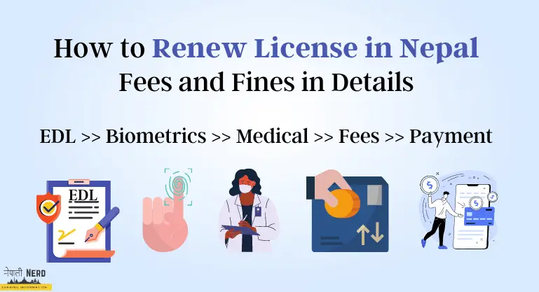 Renew driving license in Nepal 2022