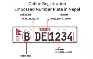 How to apply embossed number plate online in Nepal? 3 Embossed Number Plate registraion process