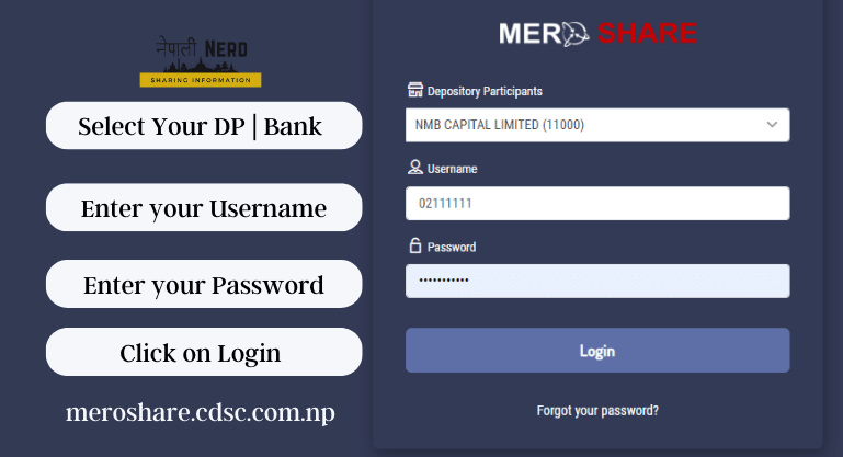 Login into Meroshare Account | To Check IPO in Nepal