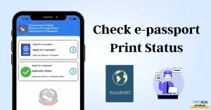 Check e-passport status