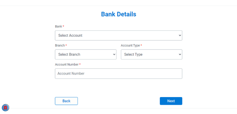 Bank Details -Brokerage Account