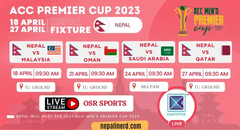 Nepal Cricket Fixture