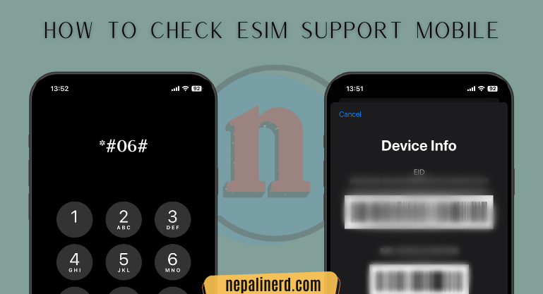 eSIM support Phone