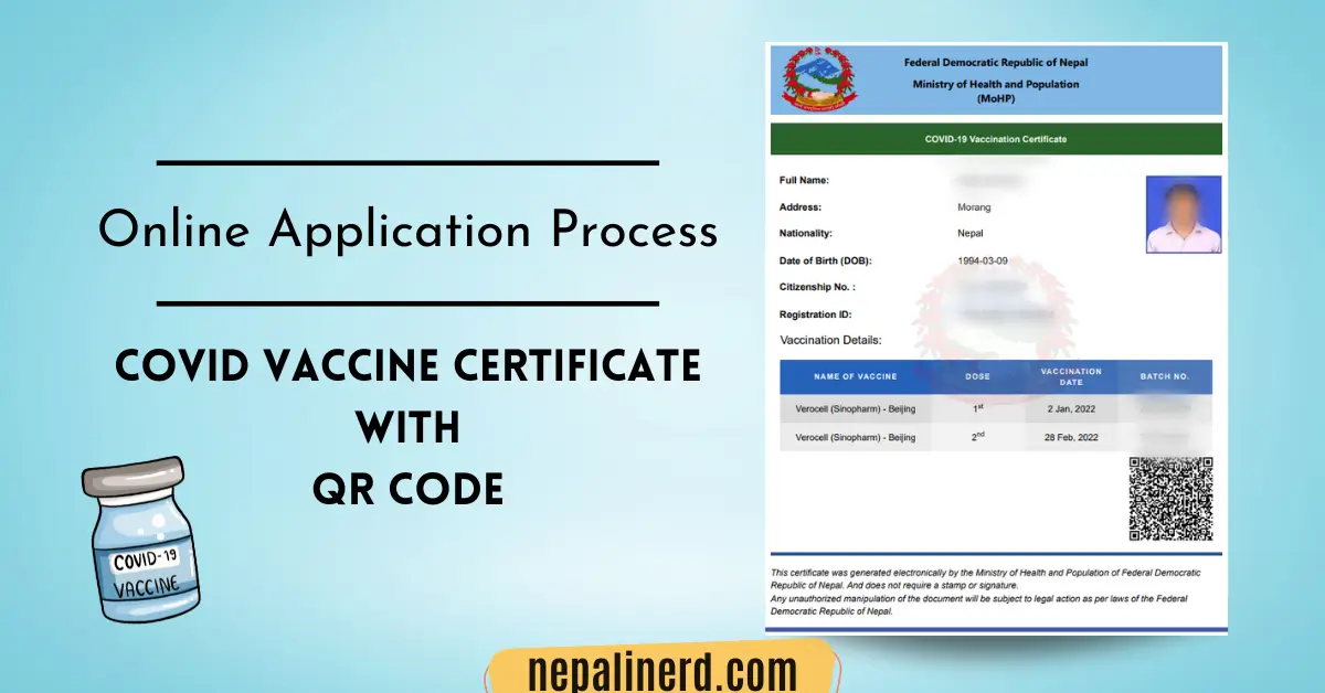 Vaccine QR Certificate