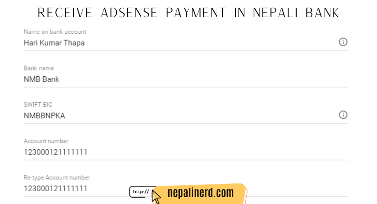 Adsense Earning in Nepali Banks