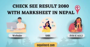 Check SEE result 2081 with Marksheet
