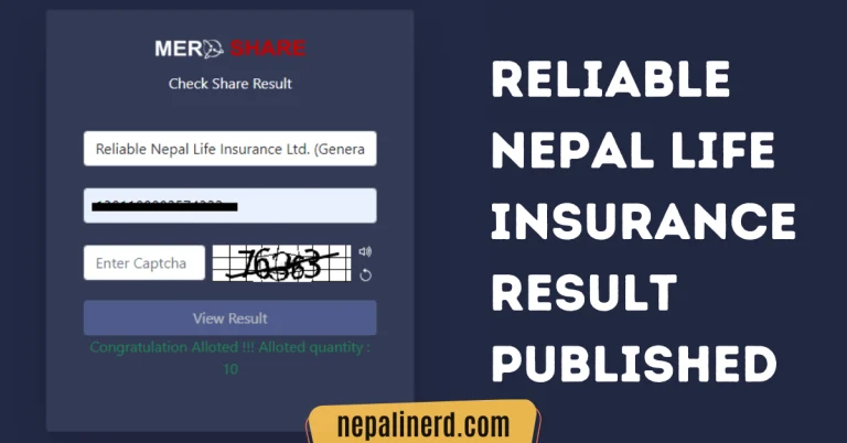 reliable life insurance ipo result published