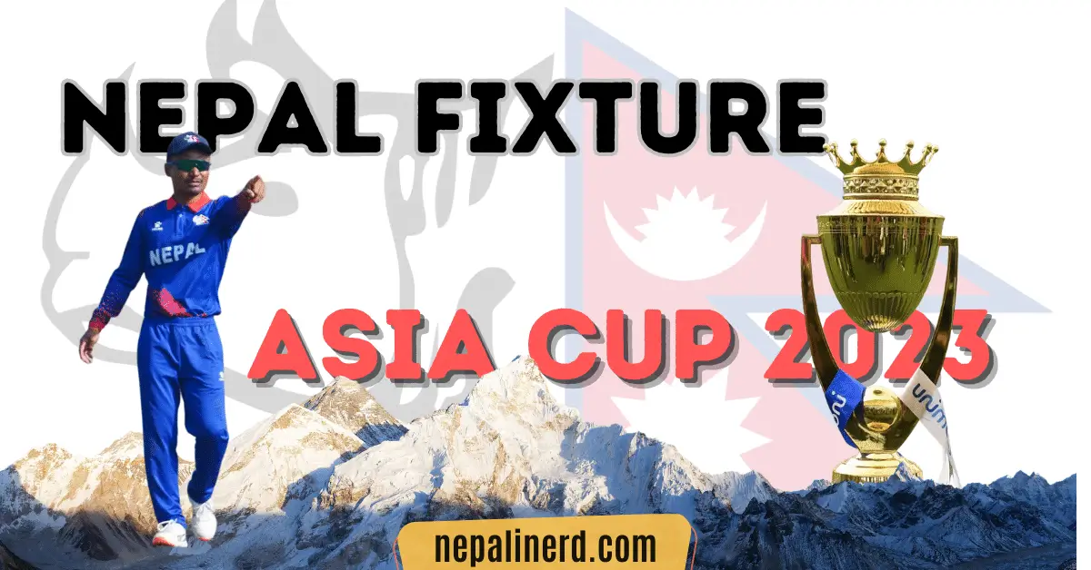 Asia Cup 2023 Nepal Cricket Team Fixture, News