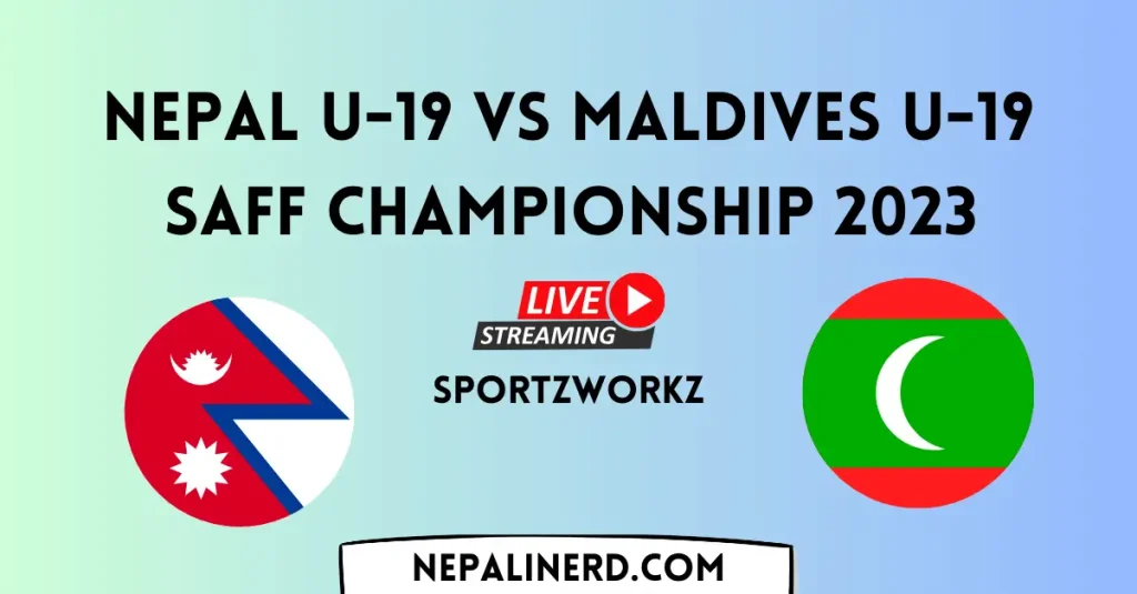 Watch Nepal U19 vs Maldives U19 on Saff U19