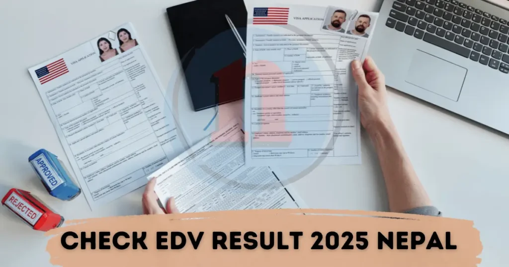 How to Check EDV result 2025 Nepal