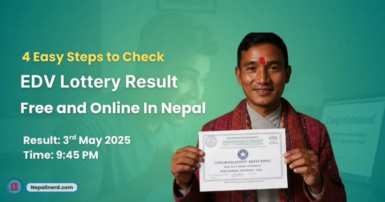 Check EDV result 2026 Online in nepal for Free