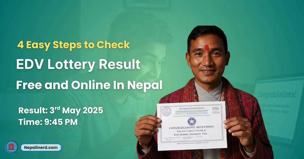Check EDV result 2026 Online in nepal for Free