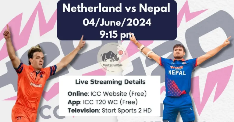 Watch Nepal vs Netherland livestreaming online