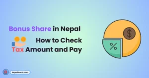 Pay Bonus Share TAX Amount in Nepal