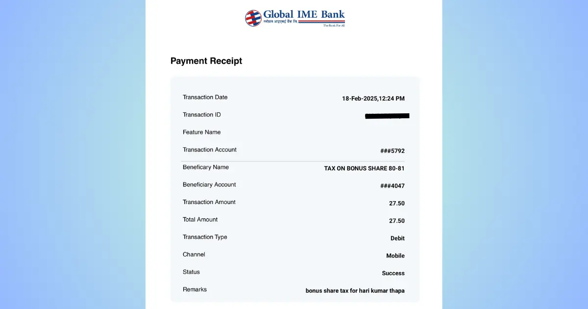 How to Pay Tax on Bonus Shares in Nepal? 4 Pay Bonus Shares Tax Amount
